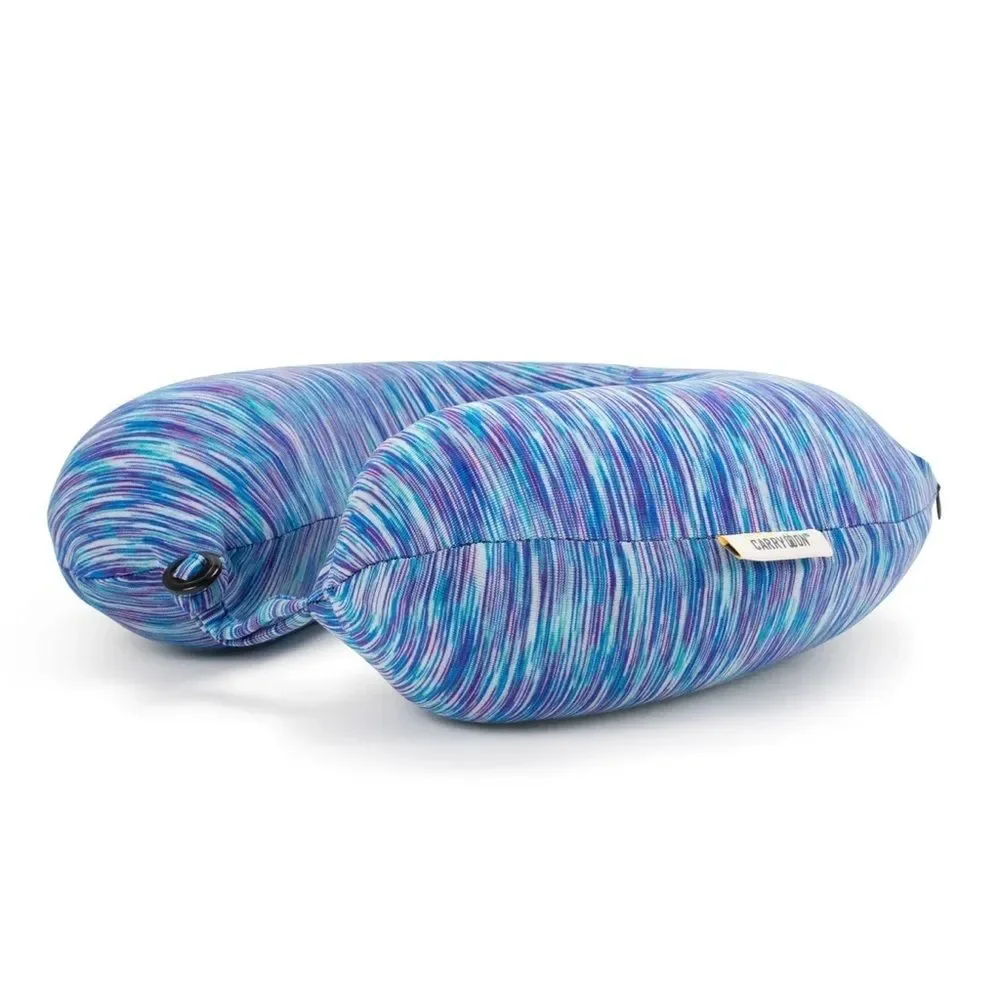 Miami CarryOn Space Dye Memory Foam Travel Pillow/Neck Pillow